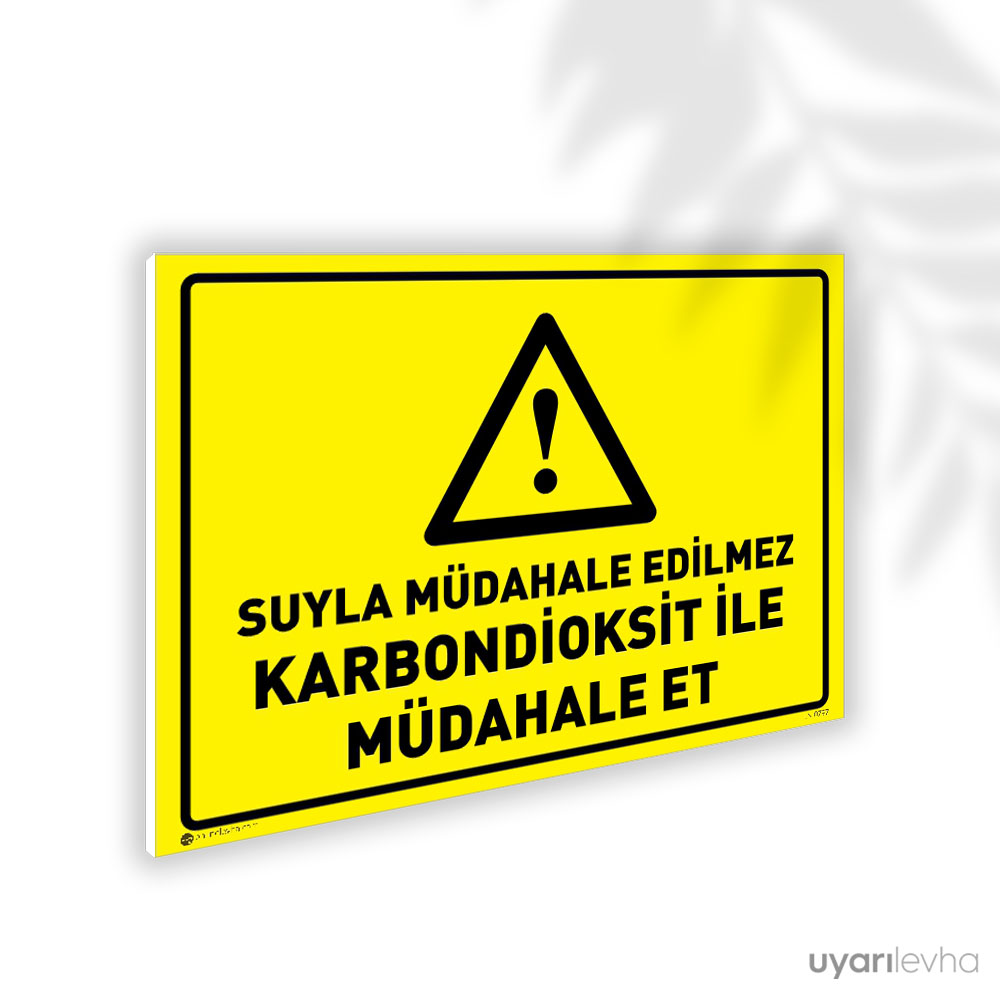 Su İle Müdahale Edilmez Karbondioksit İle Müdahale Et Su İle Müdahale Edilmez Karbondioksit İle Müdahale Et