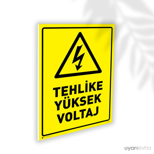 Tehlike Yüksek Voltaj