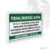 19 12 11 Dışında Kalan Atıkların Mekanik İşlenmesinden Kaynaklanan Diğer Atıklar - 19 12 12