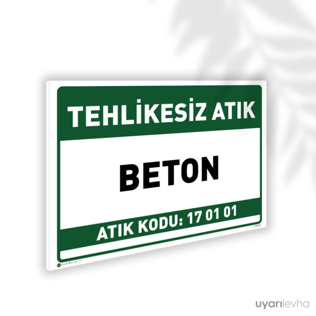 Beton - 17 01 01