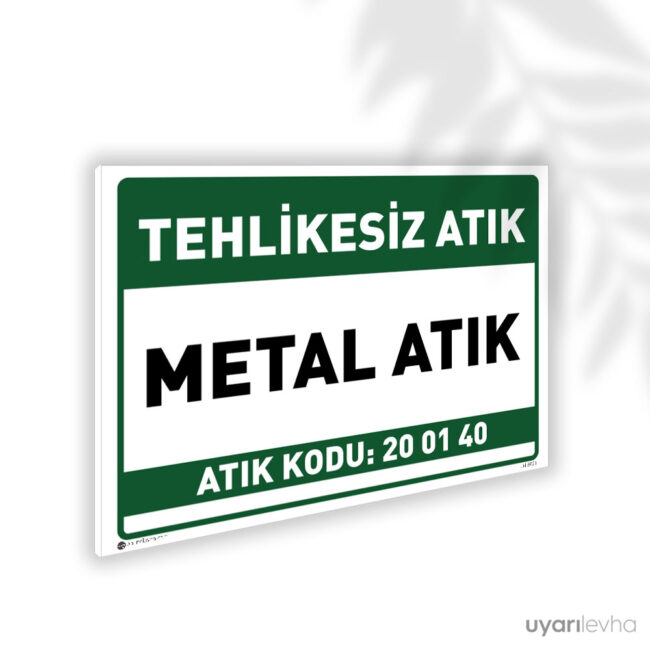 Metal Atık - 20 01 40