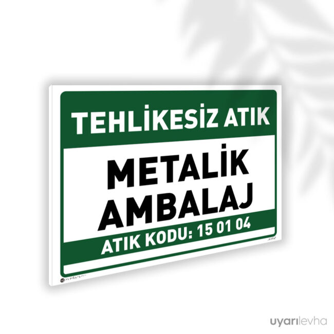 Metalik Ambalaj - 15 01 04