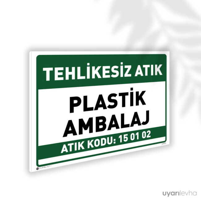 Plastik Ambalaj - 15 01 02