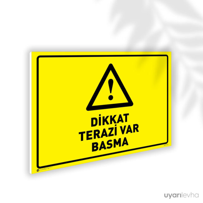 Dikkat Terazi Var Basma