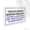 Terlikle Havuz Alanına Girmeyin