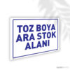 Toz Boya Ara Stok Alanı