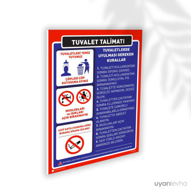 Tuvalet Talimatı