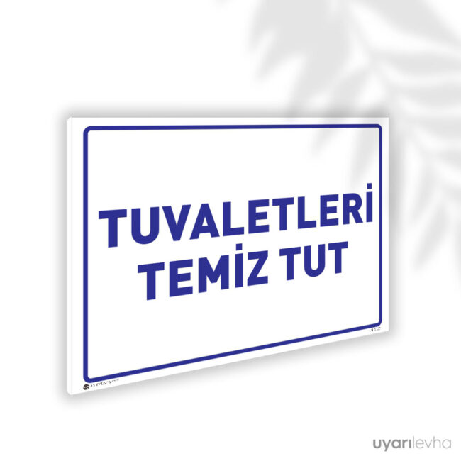 Tuvaletleri Temiz Tut