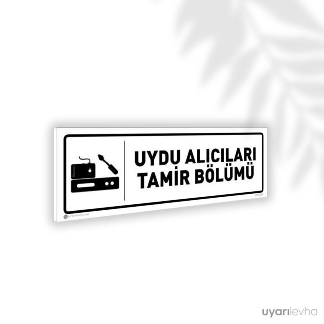 Uydu Alıcıları Tamir Bölümü