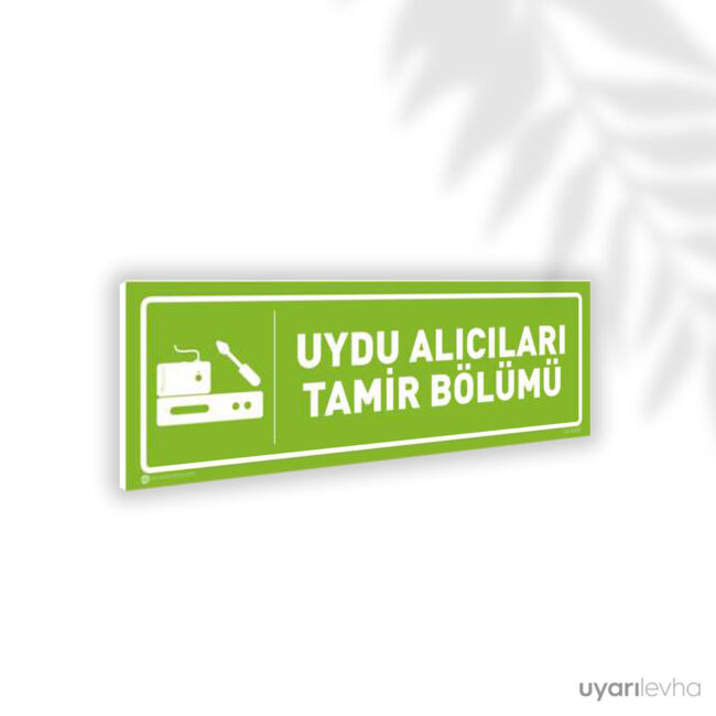 Uydu Alıcıları Tamir Bölümü
