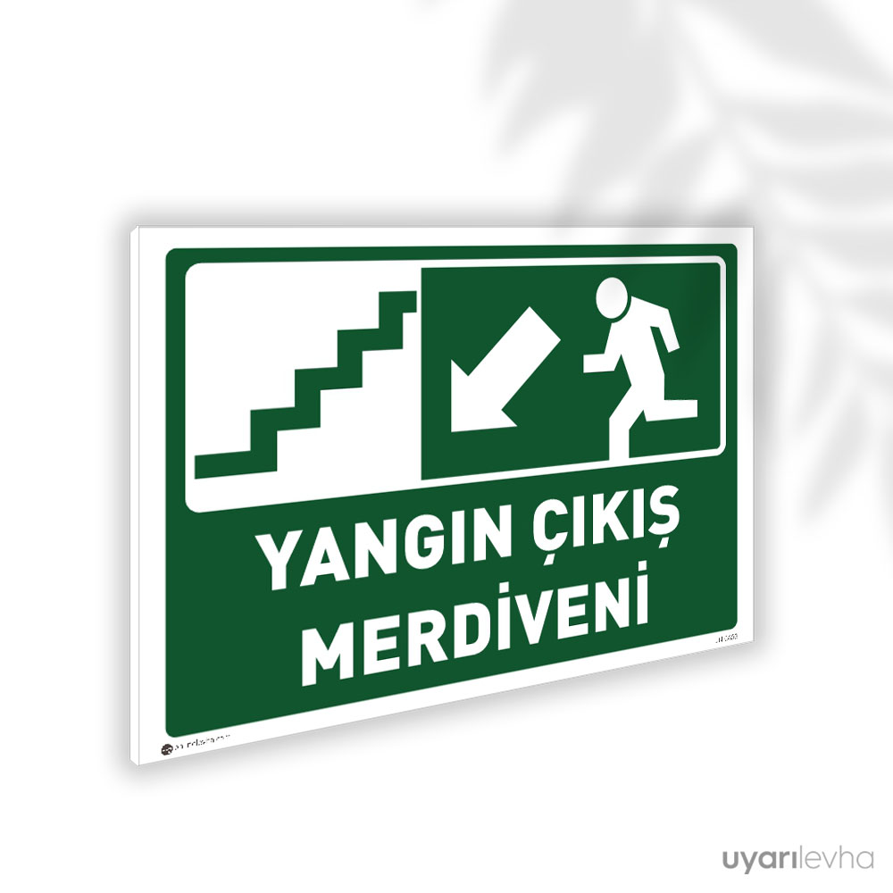 Yangın Çıkış Merdiveni Sol Aşağı Yangın Çıkış Merdiveni Sol Aşağı