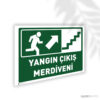 Yangın Çıkış Merdiveni Sağ Yukarı