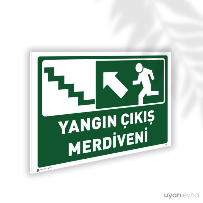 Yangın Çıkış Merdiveni Sol Yukarı