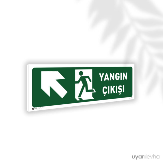 Yangın Çıkışı Sol Yukarı