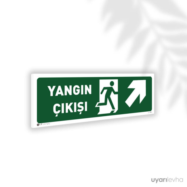 Yangın Çıkışı Sağ Yukarı