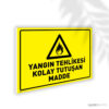 Yangın Tehlikesi Kolay Tutuşan Madde