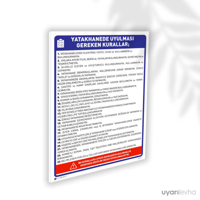 Yatakhane Kuralları