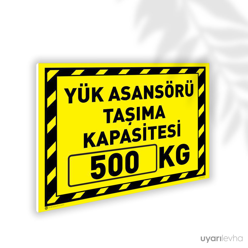 Yük Asansörü Taşıma Kapasitesi Yük Asansörü Taşıma Kapasitesi