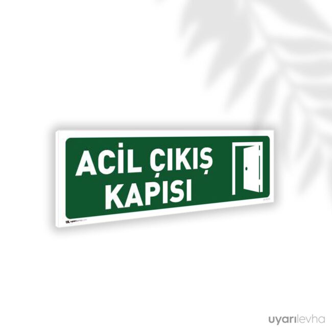 Acil Çıkış Kapısı Sağ