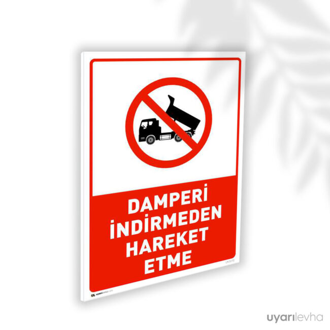 Damperi İndirmeden Hareket Etme