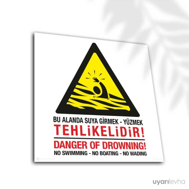 Bu Alanda Suya Girmek Yüzmek Tehlikelidir