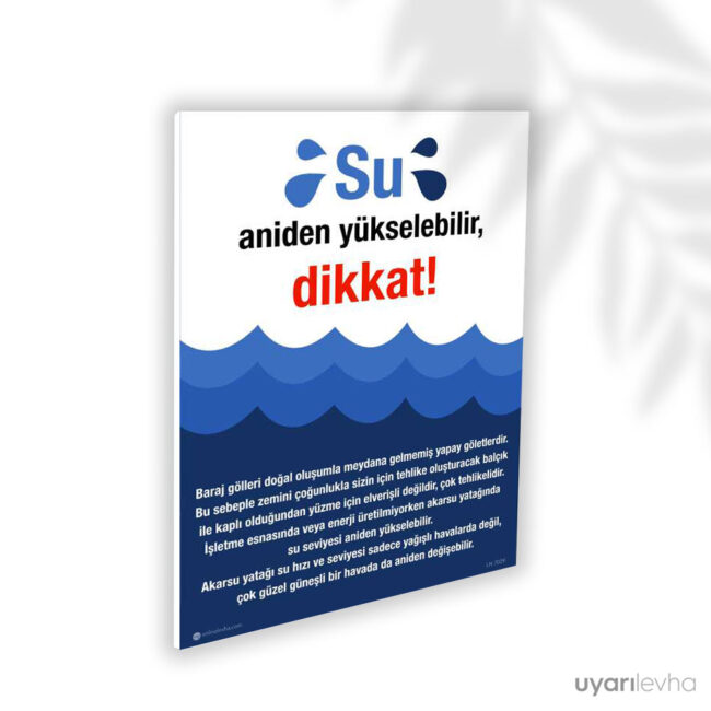 Su Aniden Yükselebilir