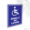 Engelli WC Lavabo