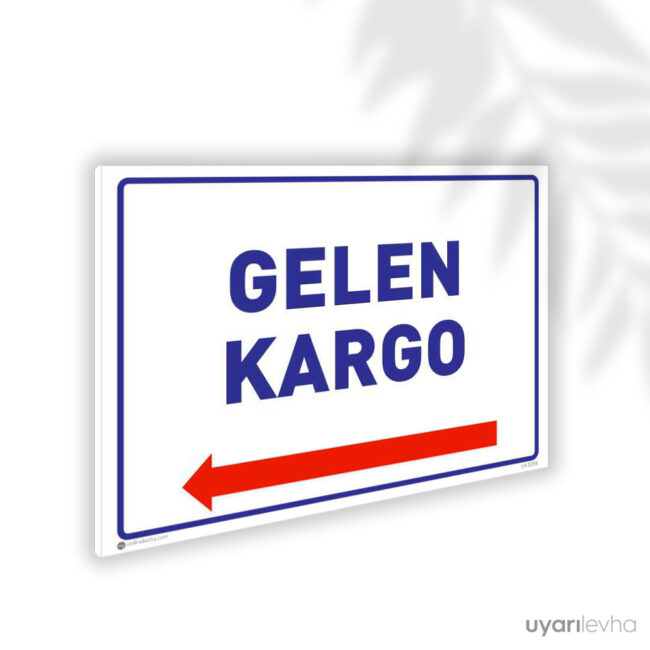 Gelen Kargo Sol Yön