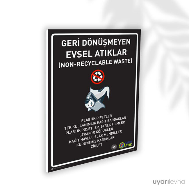 Geri Dönüşmeyen Evsel Atıklar