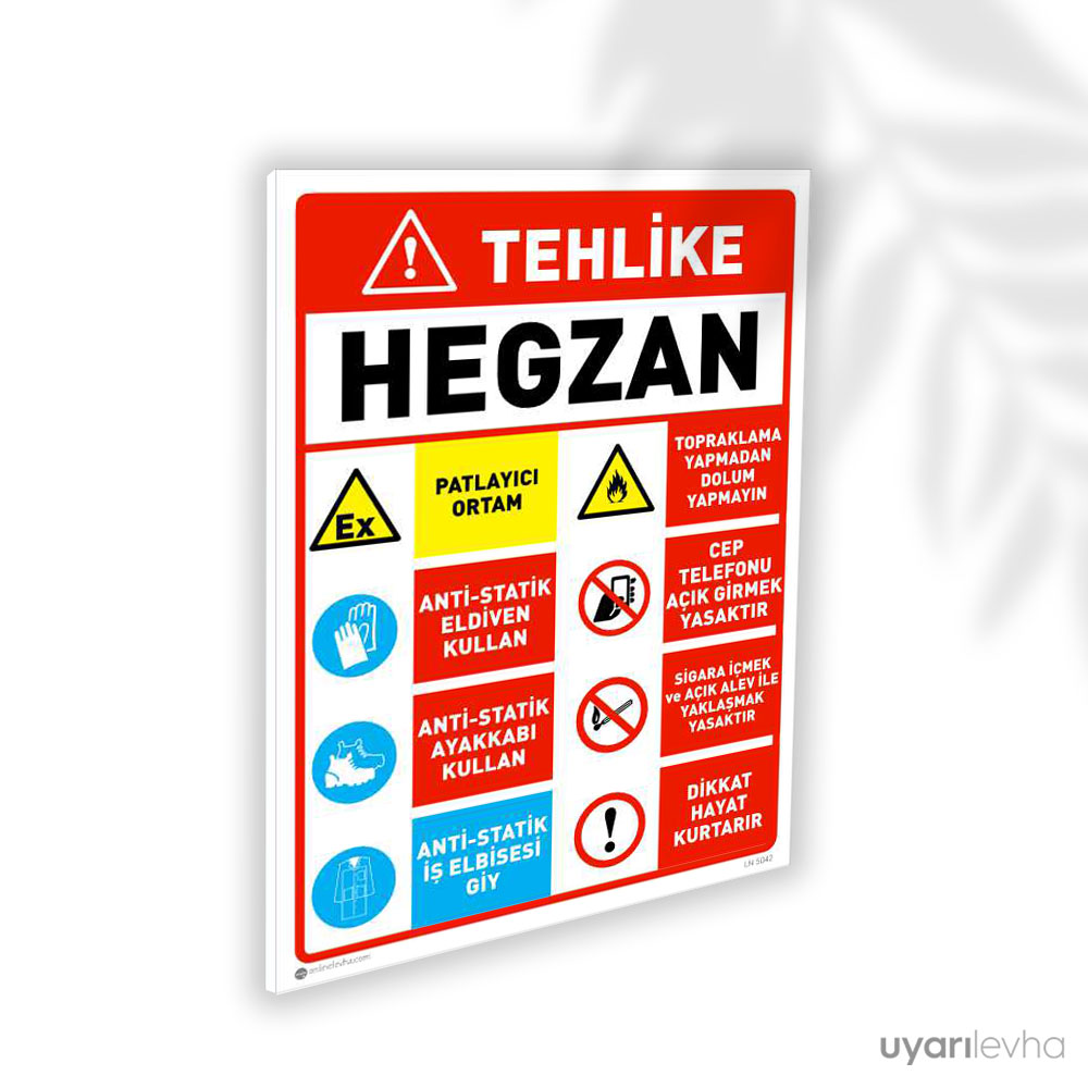 Hegzan Statik Ekipman Kullan Topraklama Yap Açık Alev Ateş İle Yaklaşma Hegzan Statik Ekipman Kullan Topraklama Yap Açık Alev Ateş İle Yaklaşma