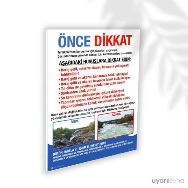 Baraj ve Çevresinde Uyulması Gereken Kurallar