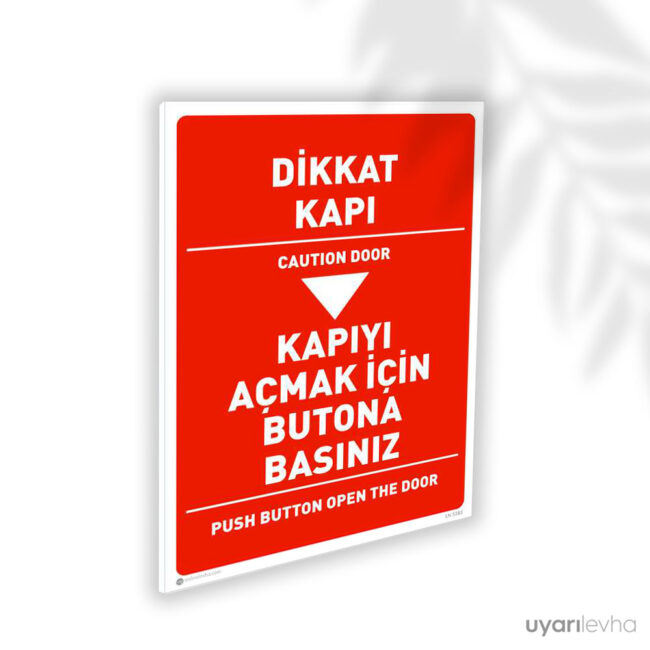 Kapıyı Açmak İçin Butona Basınız TR/EN