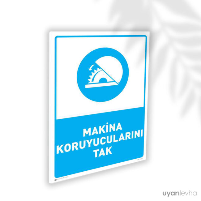 Makine Koruyucularını Tak