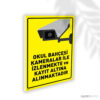 Okul Bahçesi Kameralar İle İzlenmekte ve Kayıt Altına Alınmaktadır