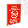 Dikkat Otomatik Kapı Çarpabilir Yaklaşma