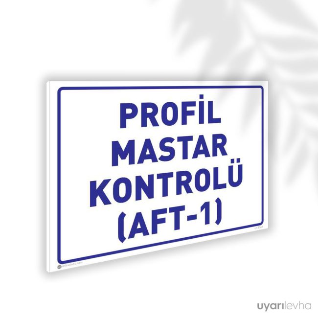 Profil Mastar Kontrolü