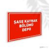 Şase Kaynak Bölümü Depo