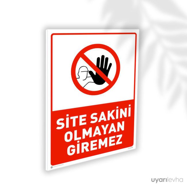 Site Sakini Olmayan Giremez