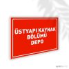 Üst Yapı Kaynak Bölümü Depo