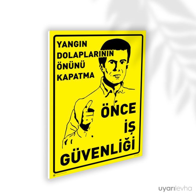Yangın Dolaplarının Önünü Kapatma Önce İş Güvenliği