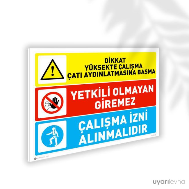 Yüksekte Çalışma İzni Alınmalıdır